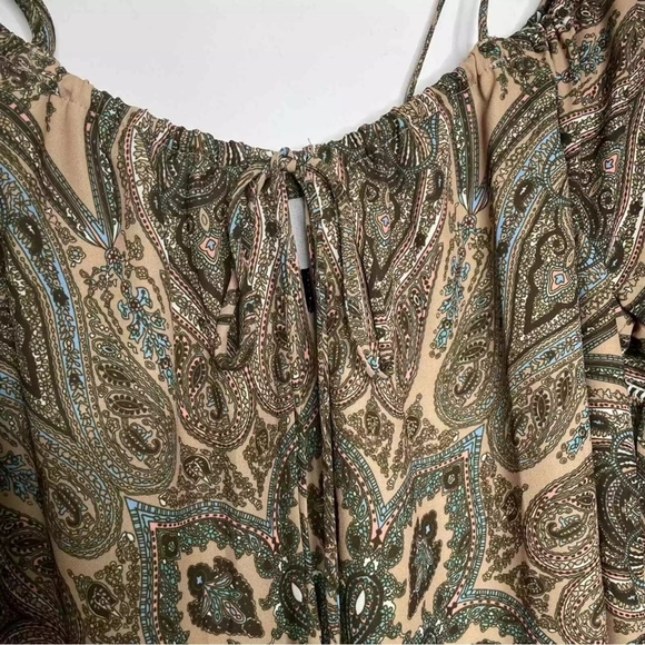 ALEXIA ADMOR Paisley Print Off-the-Shoulder Dress - Size M - NWT - Picture 9 of 14
